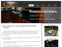 Tablet Screenshot of granitex.net.pl